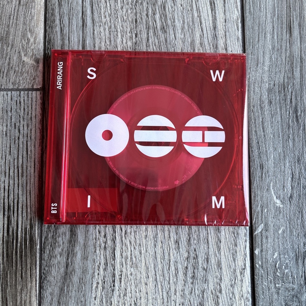 BTS SWIM CD Single - Arirang Era - Target Exclusive Red Jewel Case - New/Sealed
